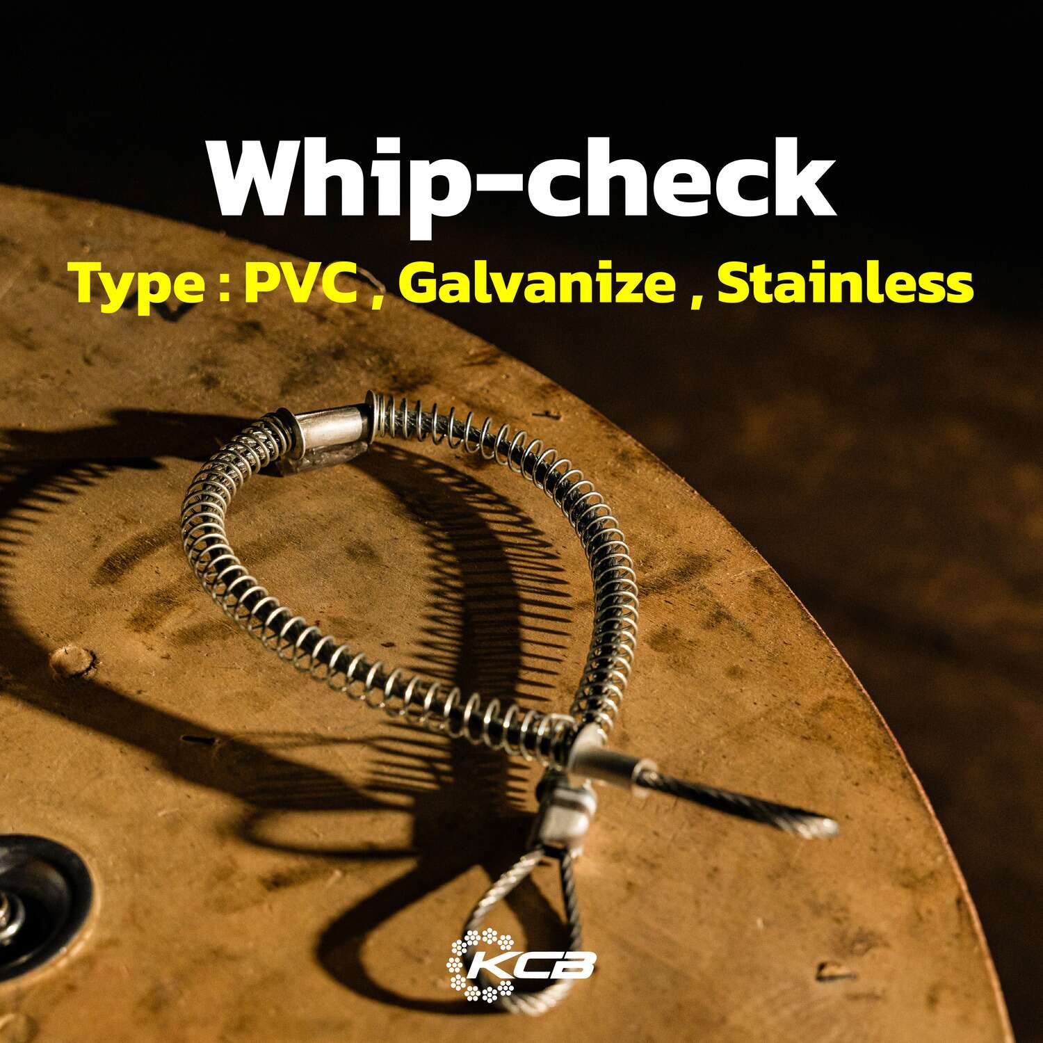 Whip-check Type : PVC, Galvanize, Stainless - KCB Sling (TH)