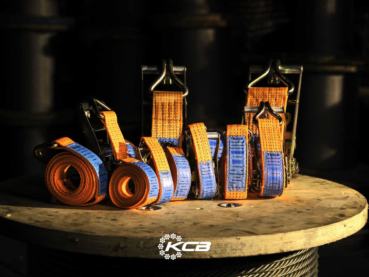 Element & Working - ชุดสายรัด (Ratchet Strap with Hook) - KCB Sling (Thailand)