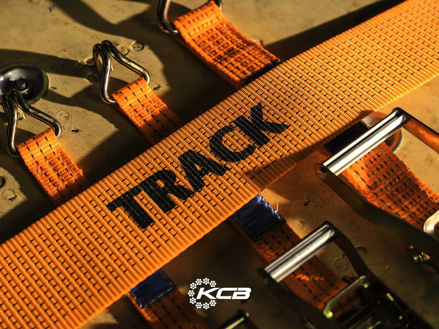 Element & Working - ชุดสายรัด (Ratchet Strap with Hook) - KCB Sling (Thailand)