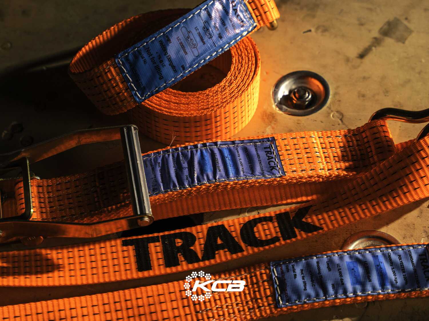 Element & Working - ชุดสายรัด (Ratchet Strap with Hook) - KCB Sling (Thailand)