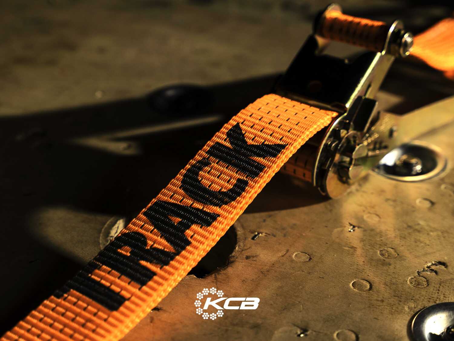 Element & Working - ชุดสายรัด (Ratchet Strap with Hook) - KCB Sling (Thailand)